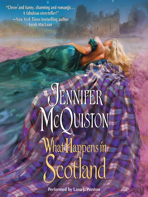 Title details for What Happens in Scotland by Jennifer McQuiston - Wait list